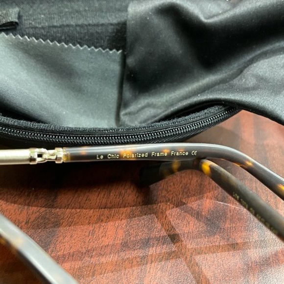 NWT Le Chic Polarized sunglass Tortoise/Brown - Picture 7 of 7